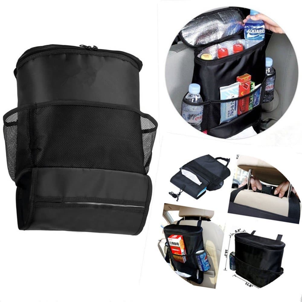 Insulated BackSeat Organizer With Cooler